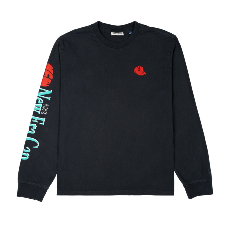 New Era Branded Lock Up ’87 Black Long Sleeve T-Shirt