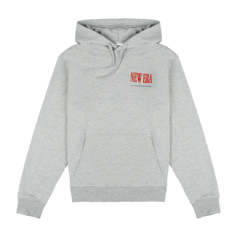 New Era Branded Real Heads Heather Gray Hoodie