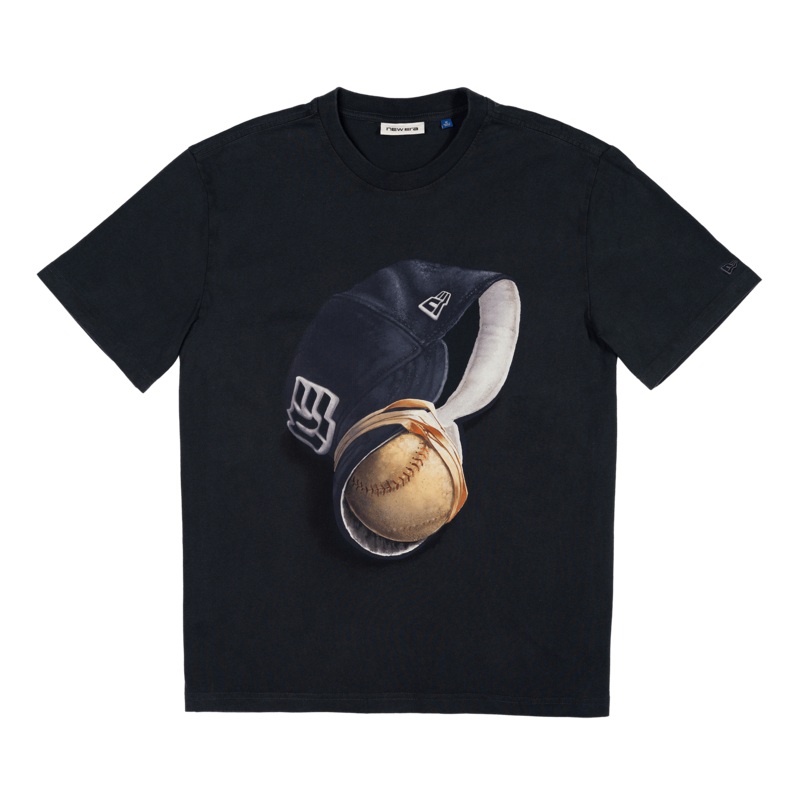 New Era Branded Telescoping ’25 Black T-Shirt