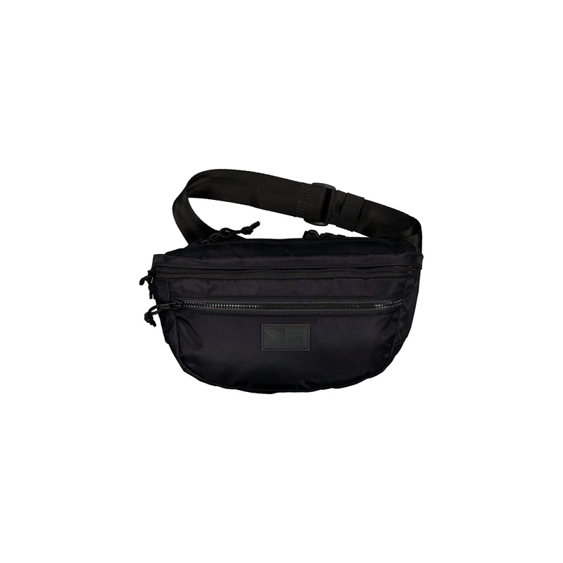 Nylon Twill Black Explorer Waist Bag