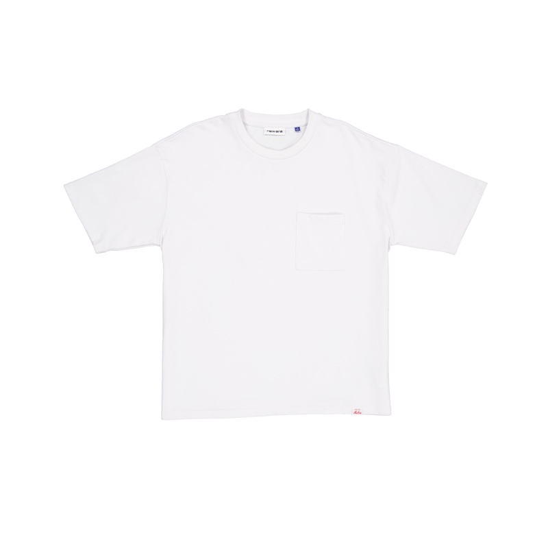 New Era Branded Alden Heavyweight Optic White Pocket T-Shirt