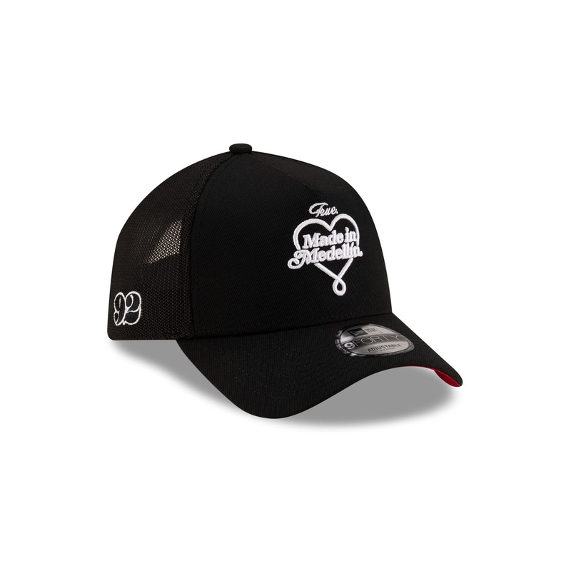 TRUE. Made in Medelln Black 9FORTY A-Frame Snapback Hat