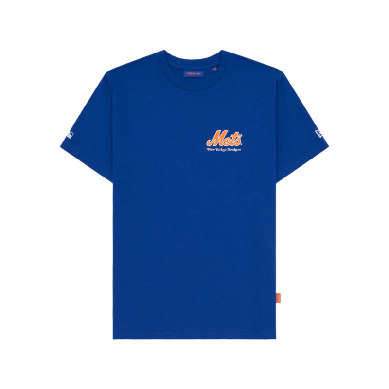 New York or Nowhere x New York Mets Light Royal Logo T-Shirt