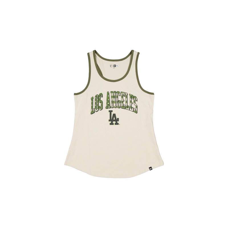 Los Angeles Dodgers Armed Forces Day 2025 Women’s Stone Tank Top