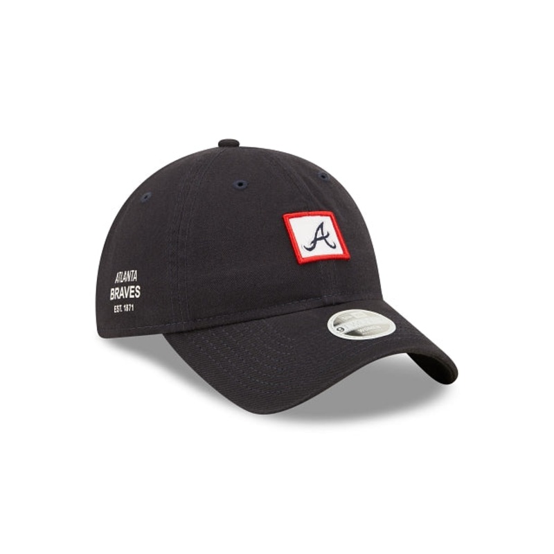 Atlanta Braves Mini Patch Women’s 9TWENTY Adjustable Hat