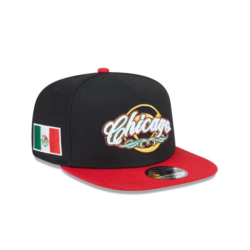Chicago Cubs City Script 9FIFTY A-Frame Snapback Hat