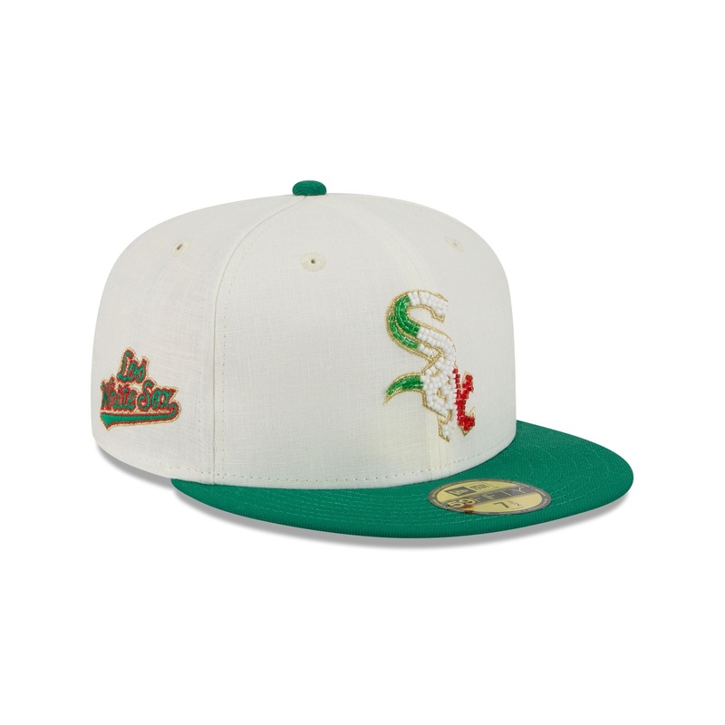 Chicago White Sox Beaded Linen 59FIFTY Fitted Hat