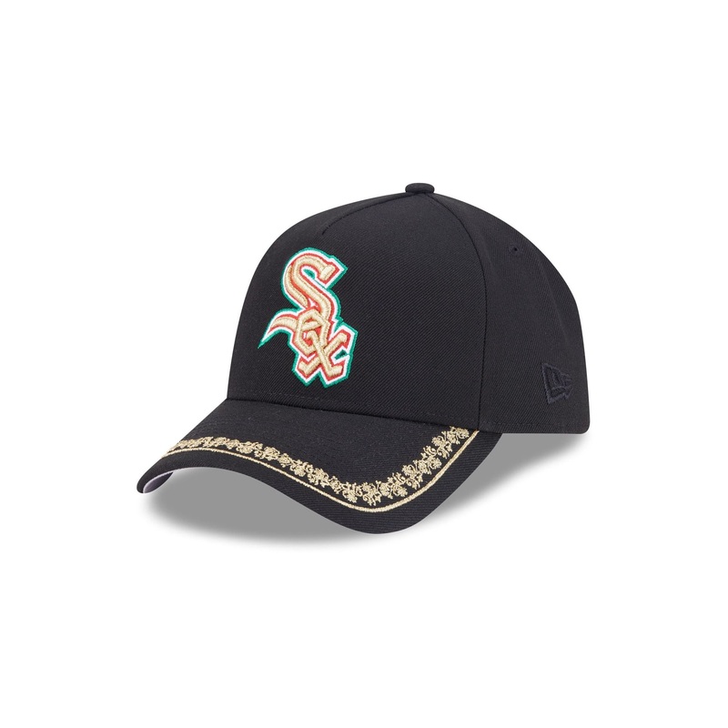 Chicago White Sox Ornate Visor 9FORTY A-Frame Snapback Hat