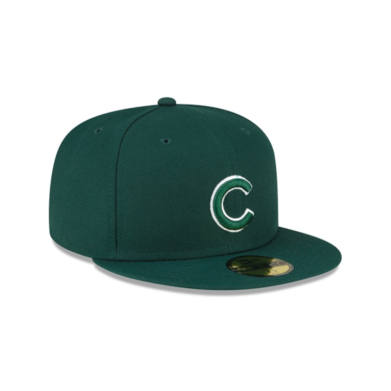 Chicago Cubs Dark Green 59FIFTY Fitted Hat