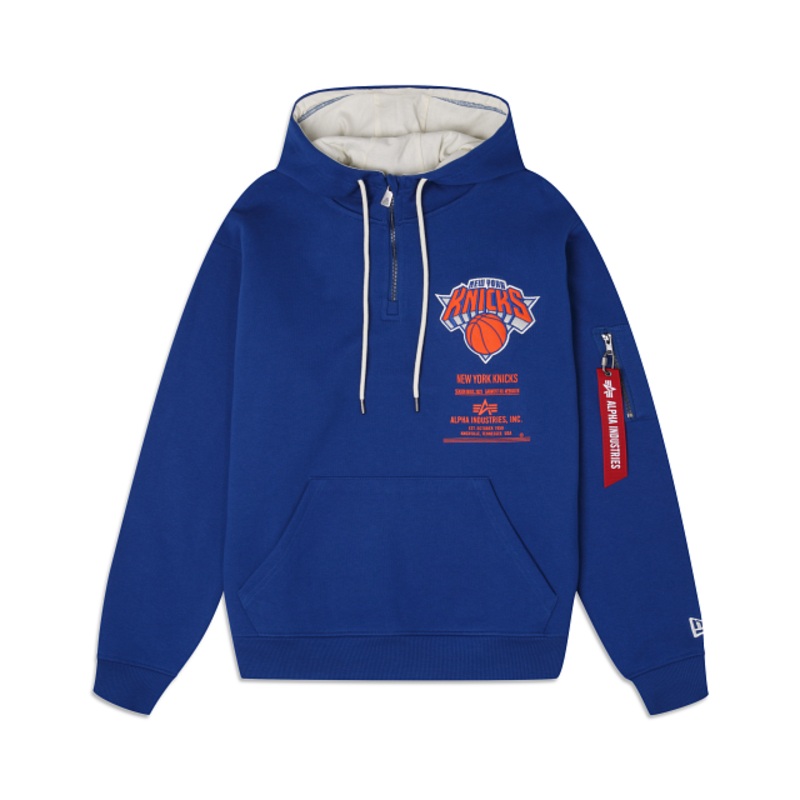 Alpha Industries X New York Knicks Zipper Hoodie