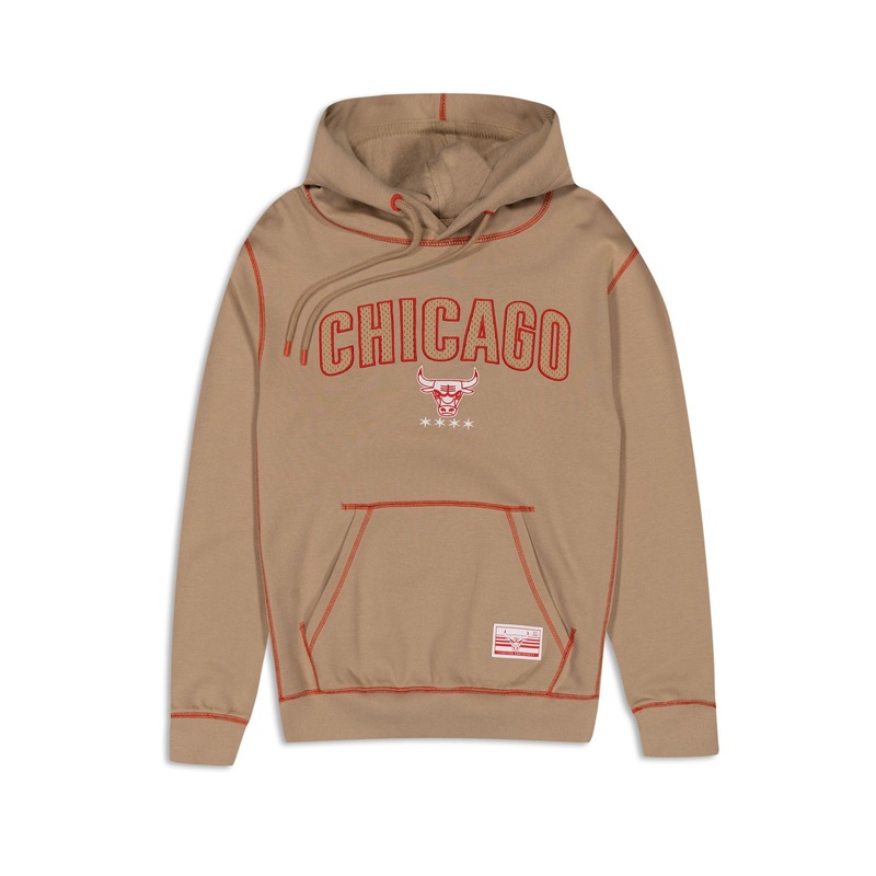Chicago Bulls 2023 City Edition Tan Hoodie