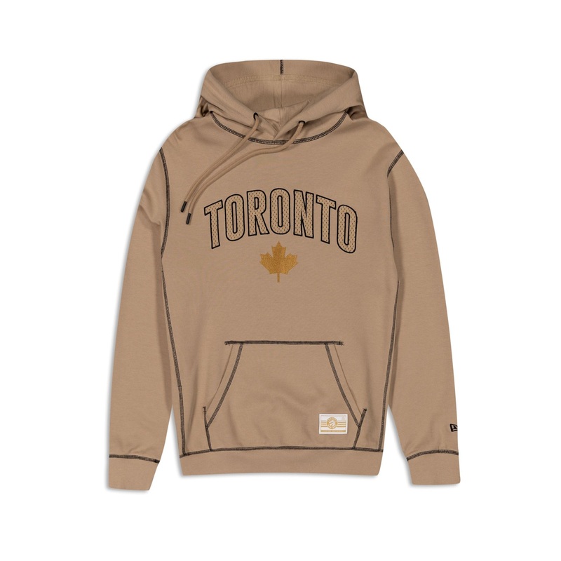 Toronto Raptors 2023 City Edition Tan Hoodie
