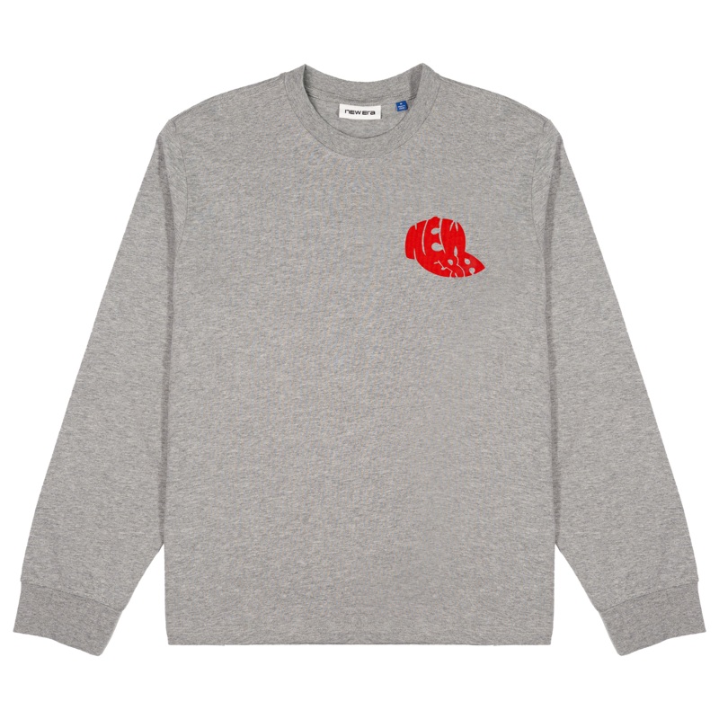 New Era Branded 59FIFTY Archivist Heather Gray Long Sleeve T-Shirt