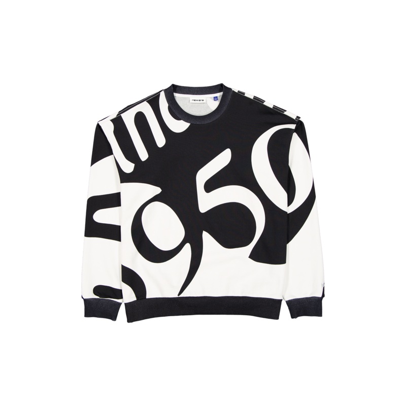New Era Branded 59FIFTY Splitter Black Crewneck
