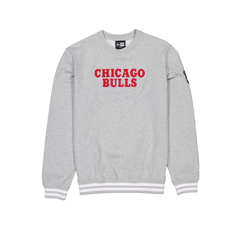 Chicago Bulls Gray Logo Select Crewneck