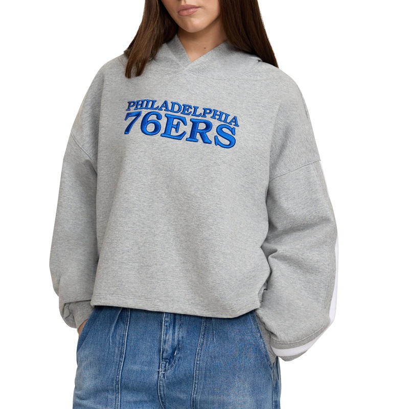 Philadelphia 76ers Gray Logo Select Women’s Hoodie