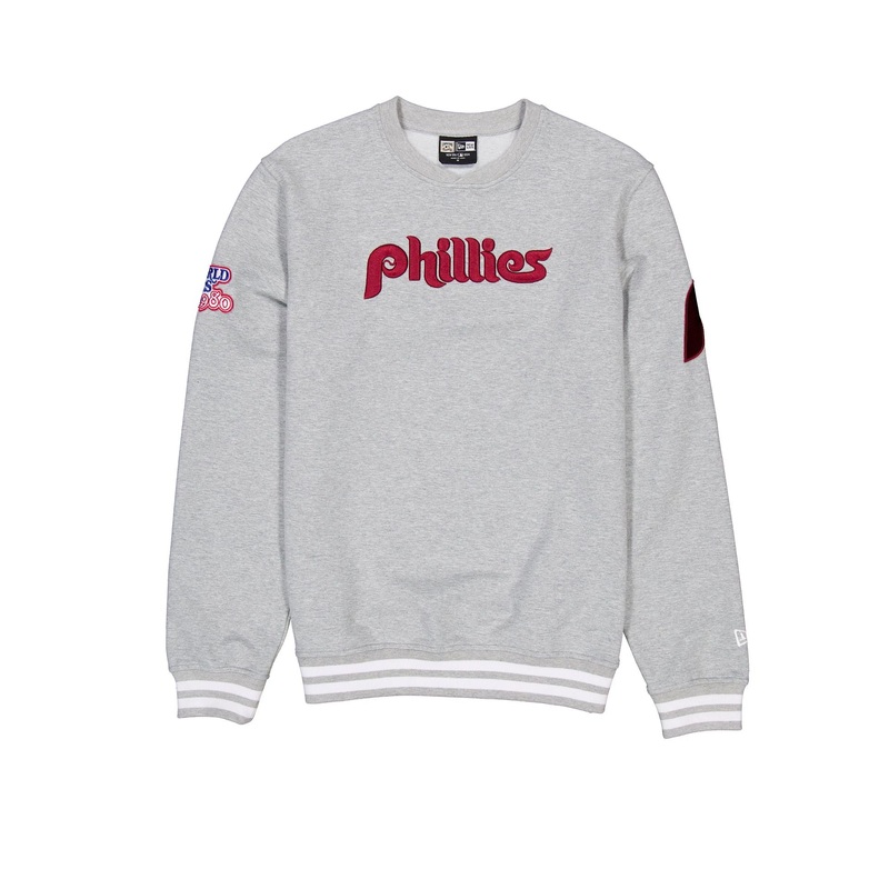 Philadelphia Phillies Gray Logo Select Crewneck