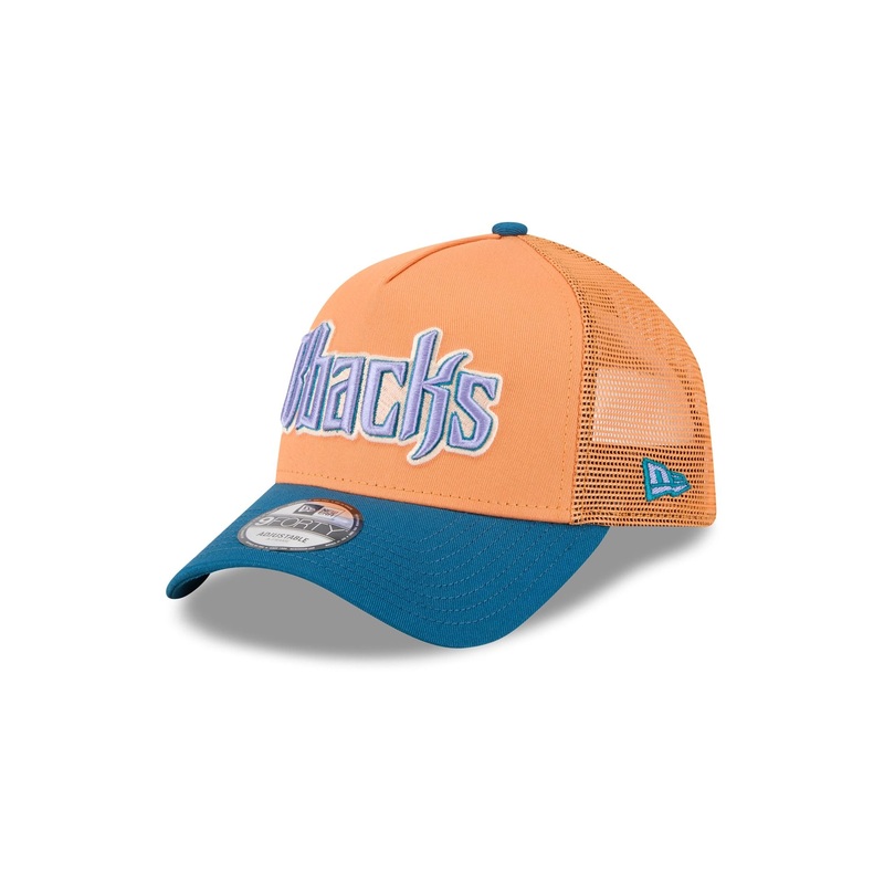 Arizona Diamondbacks Orange Glaze 9FORTY A-Frame Trucker Hat