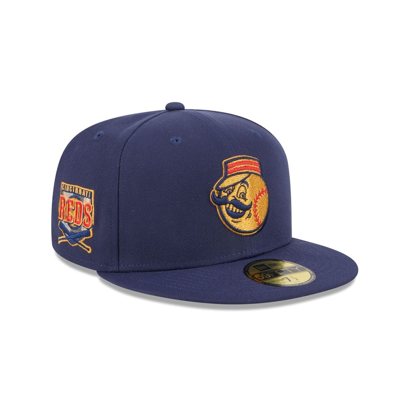 Cincinnati Reds Blue Tartan 59FIFTY Fitted Hat