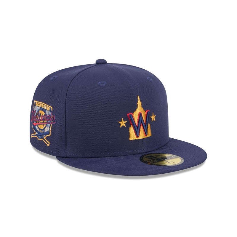 Washington Nationals Blue Tartan 59FIFTY Fitted Hat