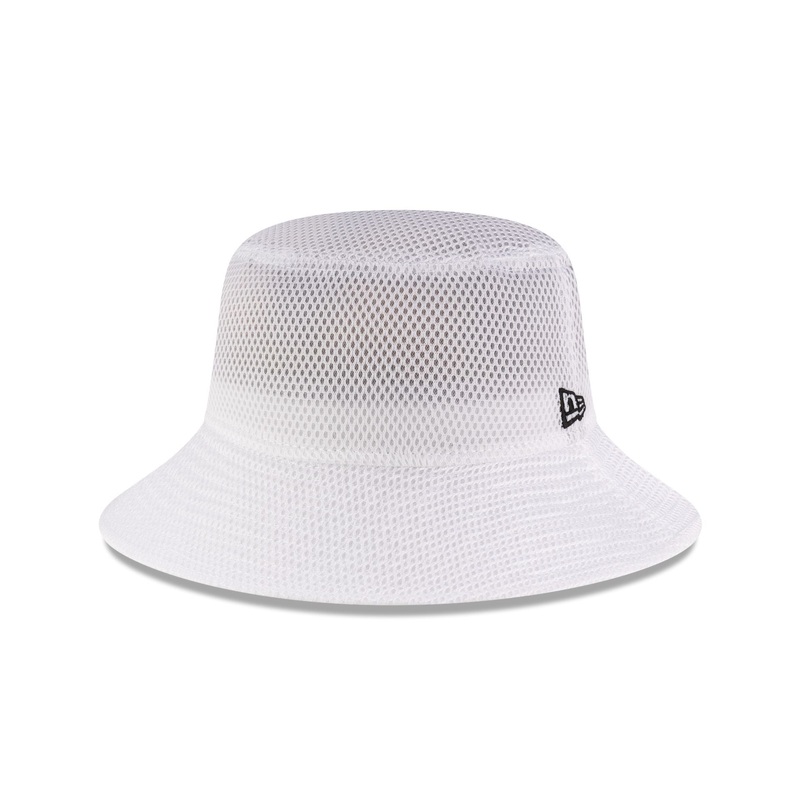 Air Mesh White Bucket Hat